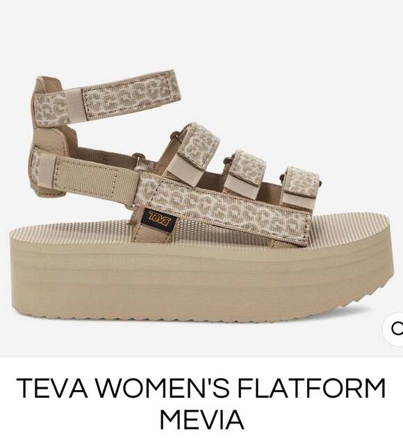 Teva Shoes - Teva Women's Flatform Mevia Sandals in Dorinda Sesame Multi 9